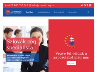 Szlovák cég szolgáltatások