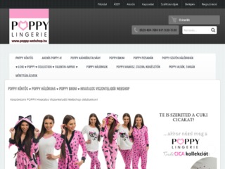 Részletek : Poppy köntös, poppy hálóing, poppy pizsama webáruház